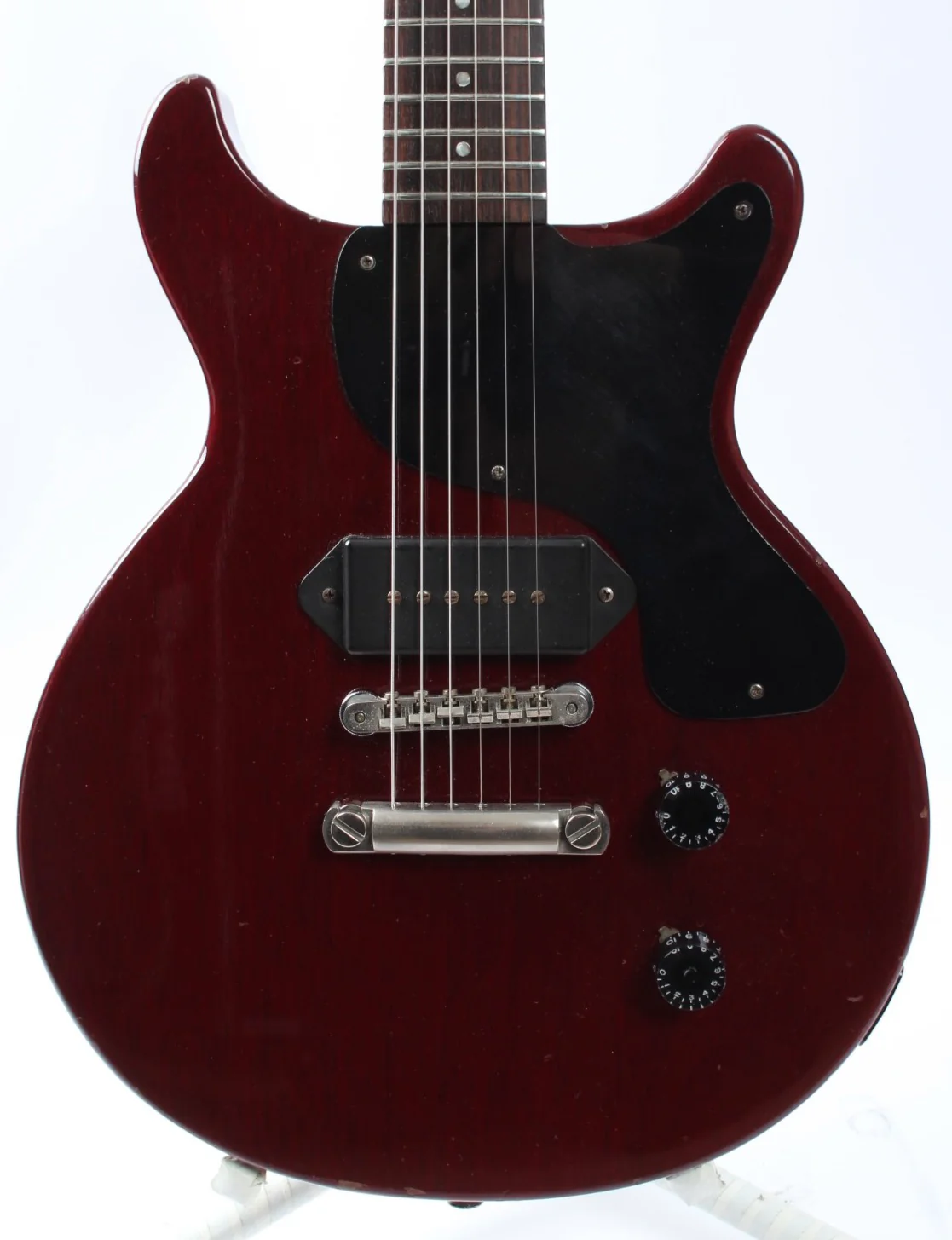 1988 Gibson Les Paul Junior DC cherry red - Image 2