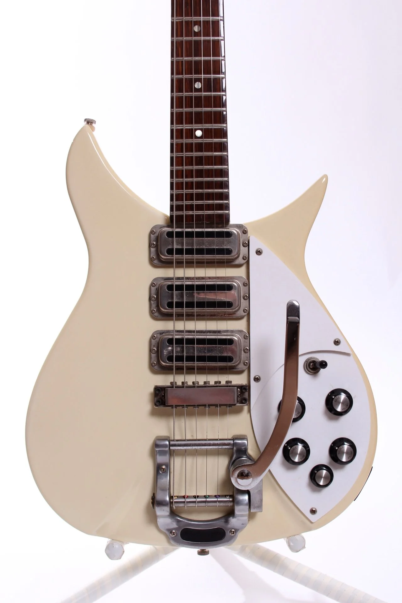 1988 Greco Rickenbacker 320 3/4 John Lennon replica white - Image 6
