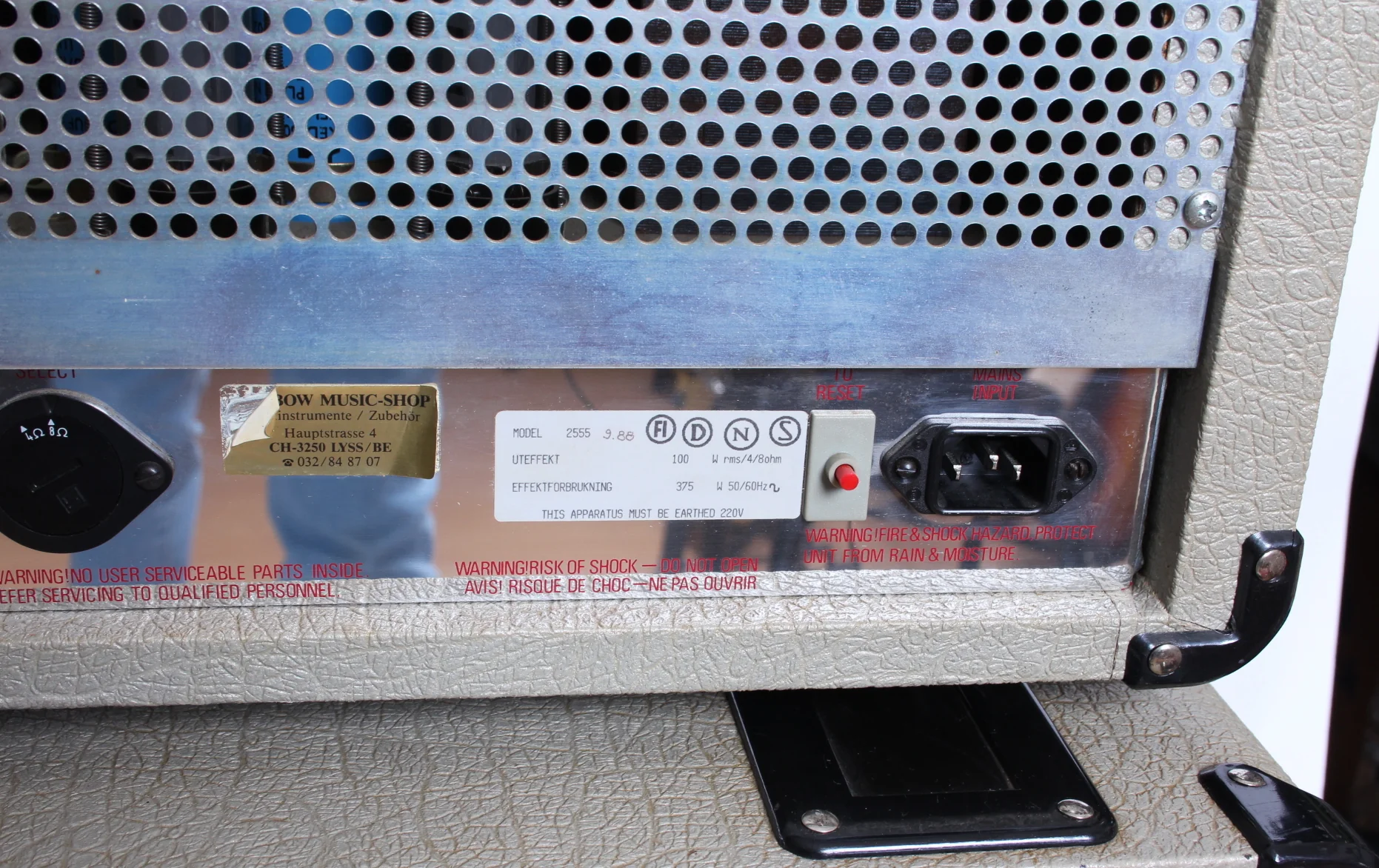 1988 Marshall 25/50 Silver Jubilee 2555 100w full stack - Image 7