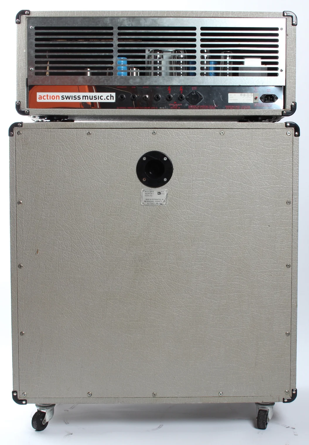 1988 Marshall 2555 Silver Jubilee 100w half stack - Image 8