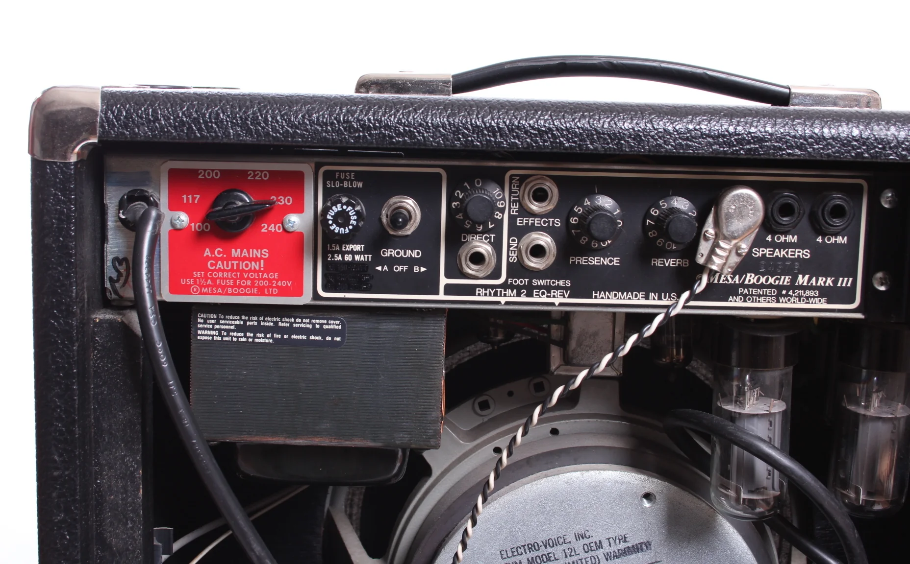 1988 Mesa Boogie Mark III EV with extra 12" cabinet - Image 10