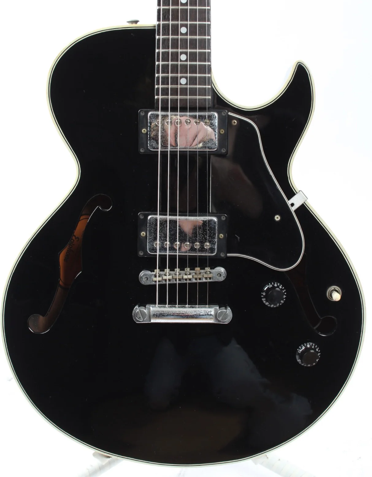 1989 Epiphone Howard Roberts Fusion II HR-II-EB ebony - Image 2