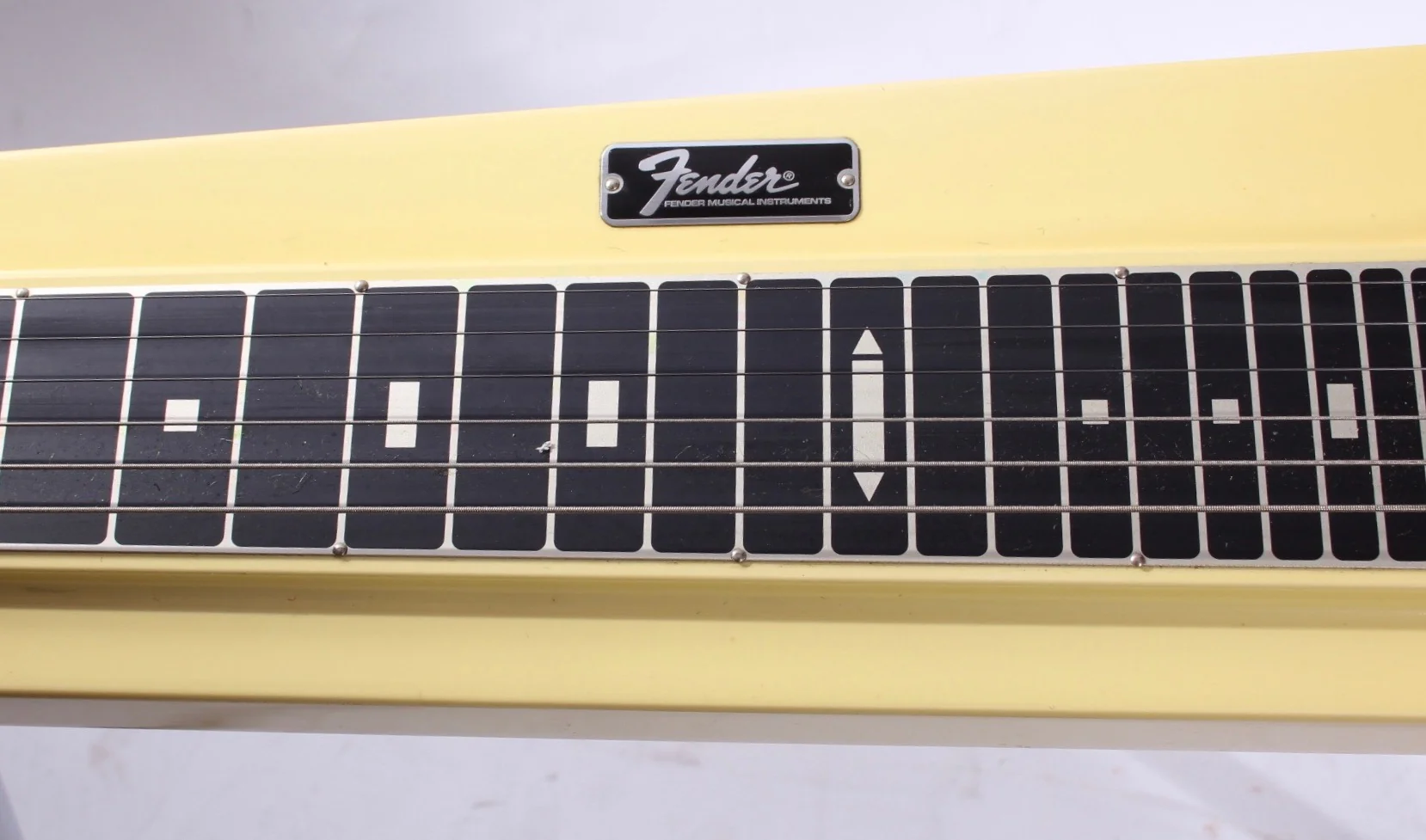 1989 Fender Deluxe 6 Lap Steel Console vintage white - Image 3