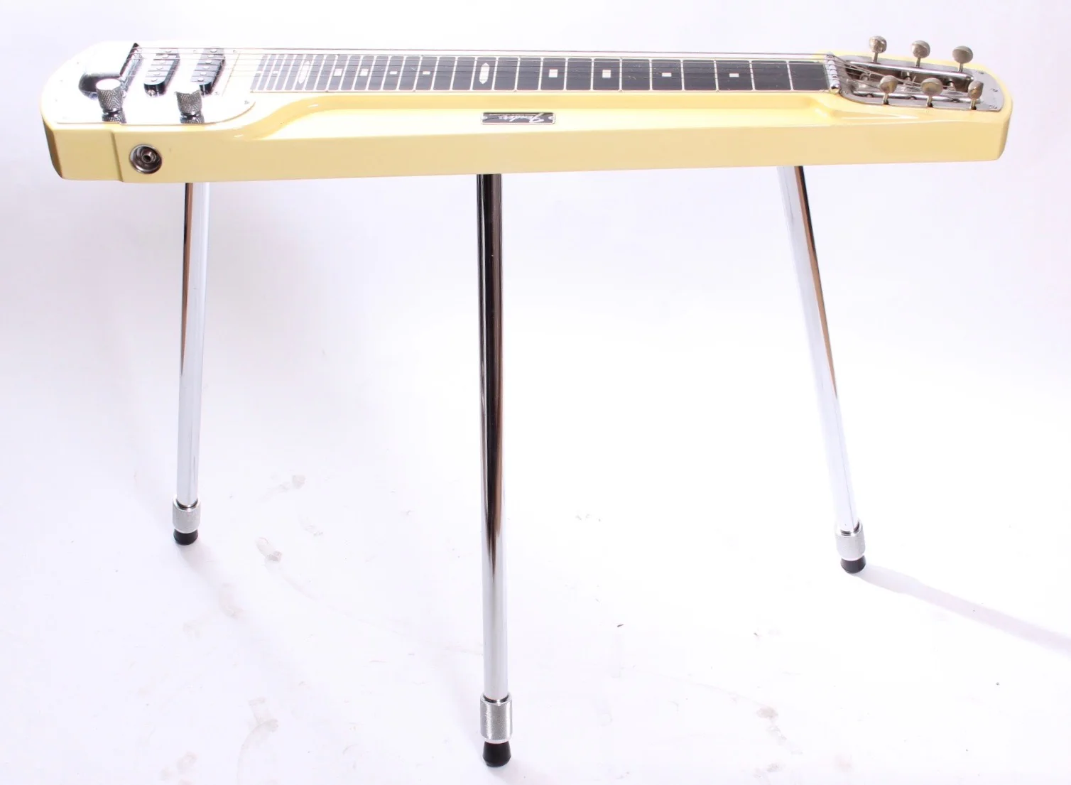 1989 Fender Deluxe 6 Lap Steel Console vintage white - Image 7