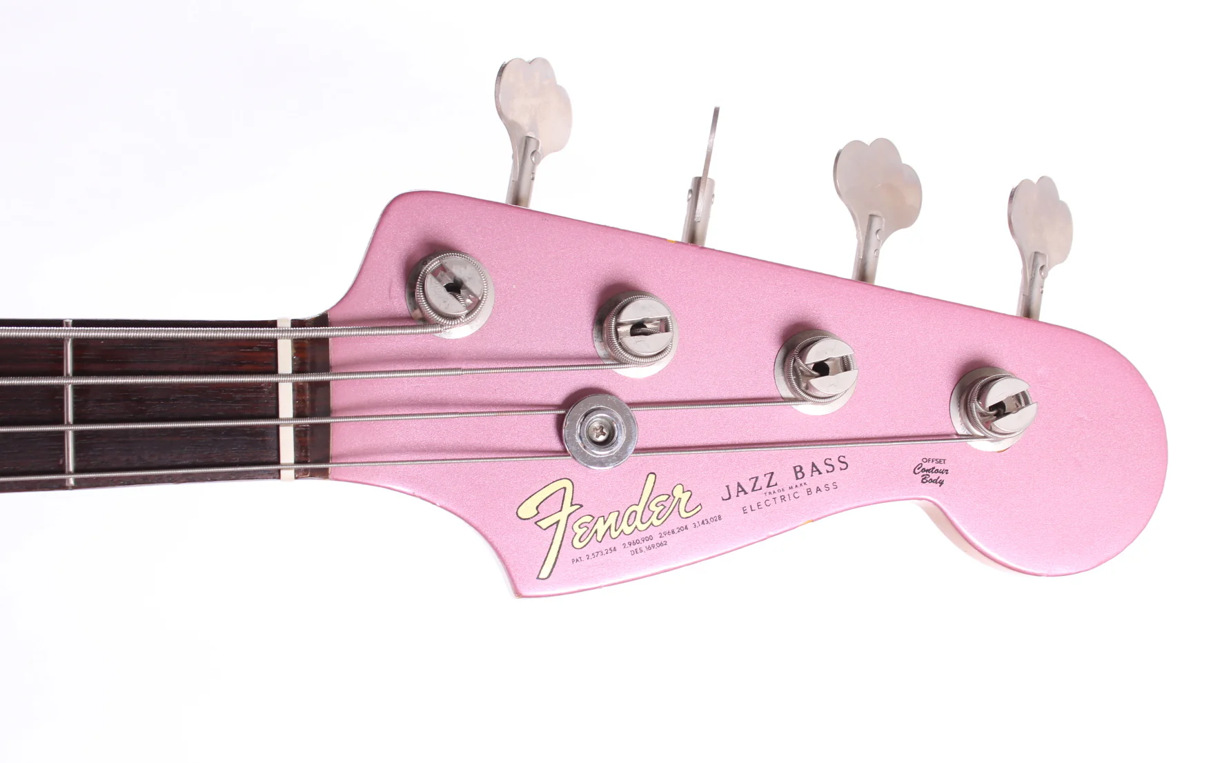 1989 Fender Jazz Bass 62 Reissue burgundy mist metallic - Image 5