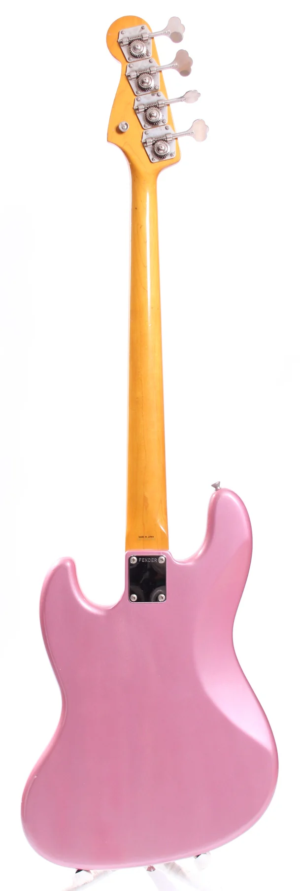 1989 Fender Jazz Bass 62 Reissue burgundy mist metallic - Image 6