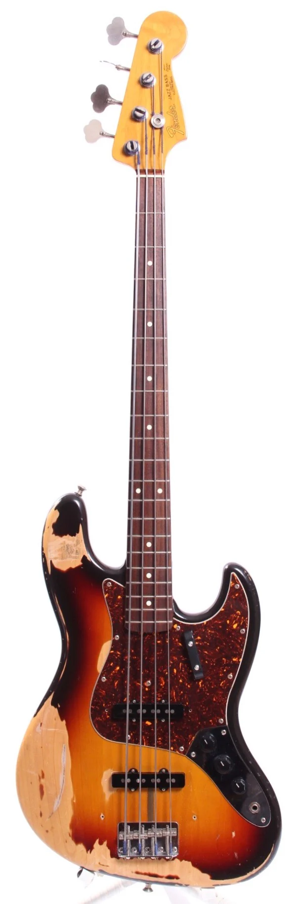 1989 Fender Jazz Bass 62 Reissue JB62-98 sunburst - Image 2