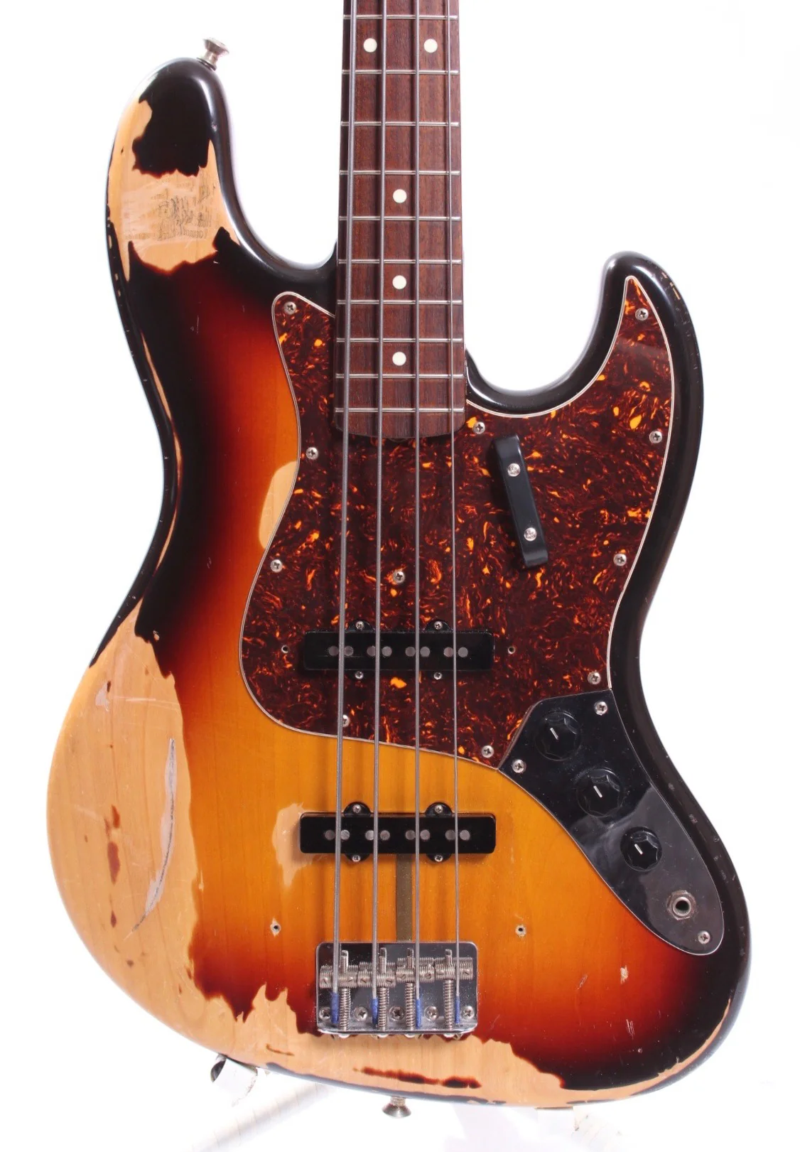 1989 Fender Jazz Bass 62 Reissue JB62-98 sunburst - Image 3