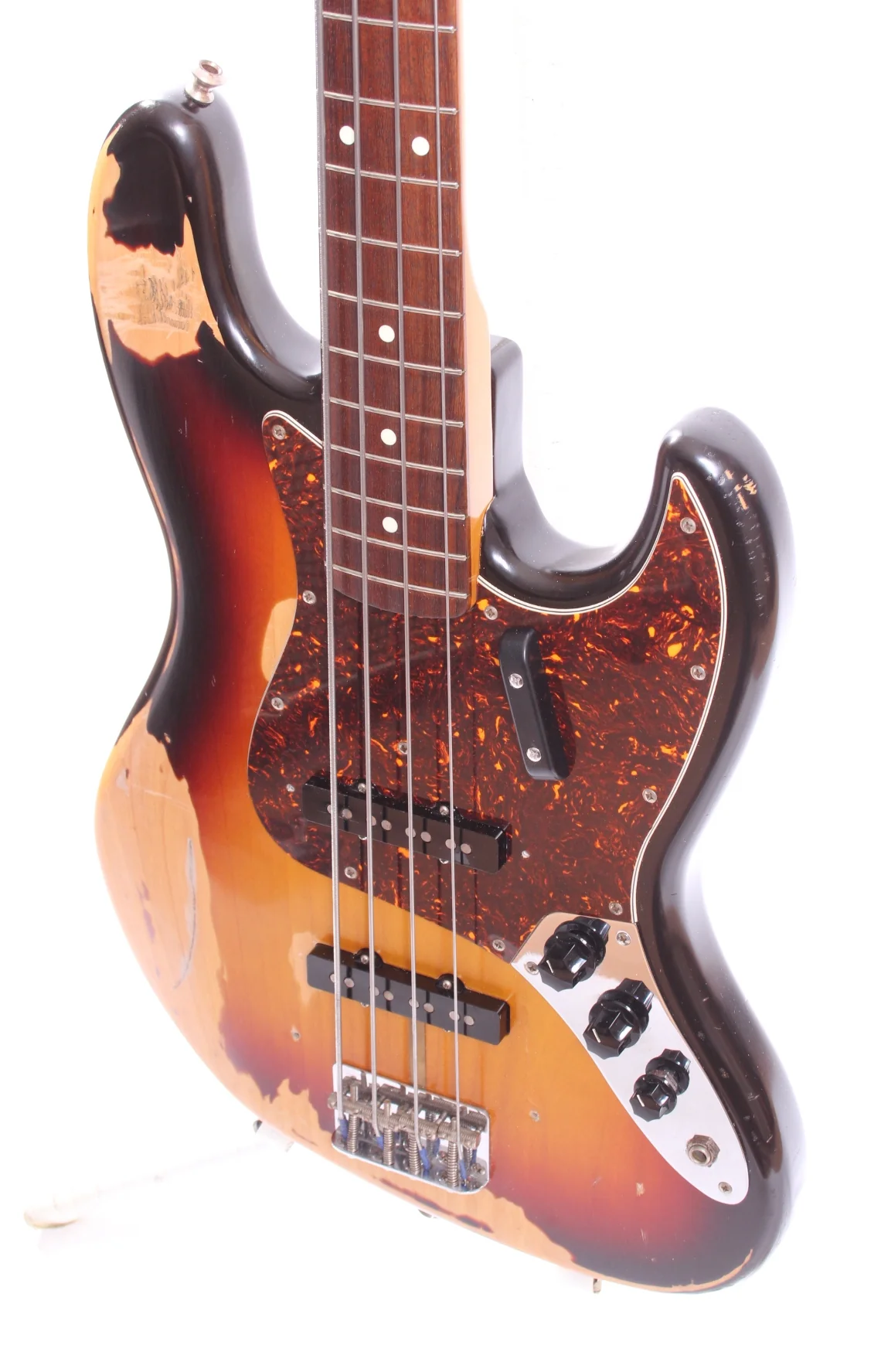 1989 Fender Jazz Bass 62 Reissue JB62-98 sunburst - Image 4