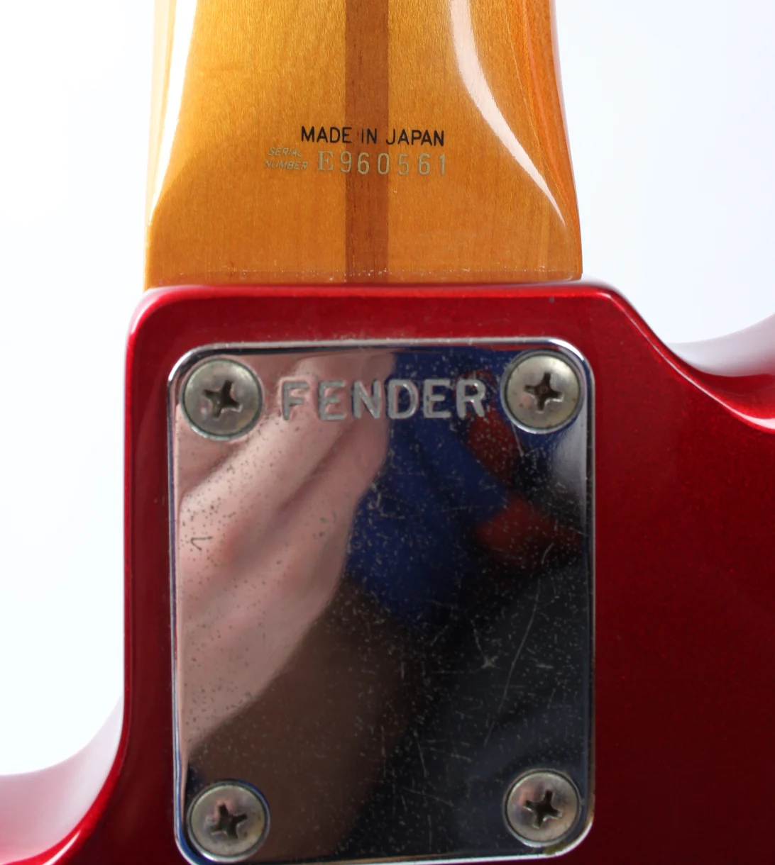 1989 Fender Precision Bass 57 Reissue candy apple red - Image 11
