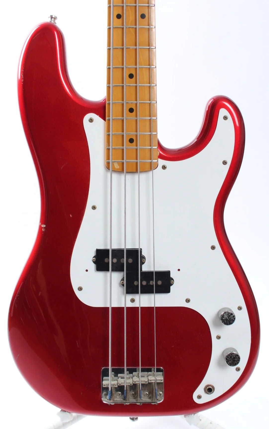 1989 Fender Precision Bass 57 Reissue candy apple red - Image 2