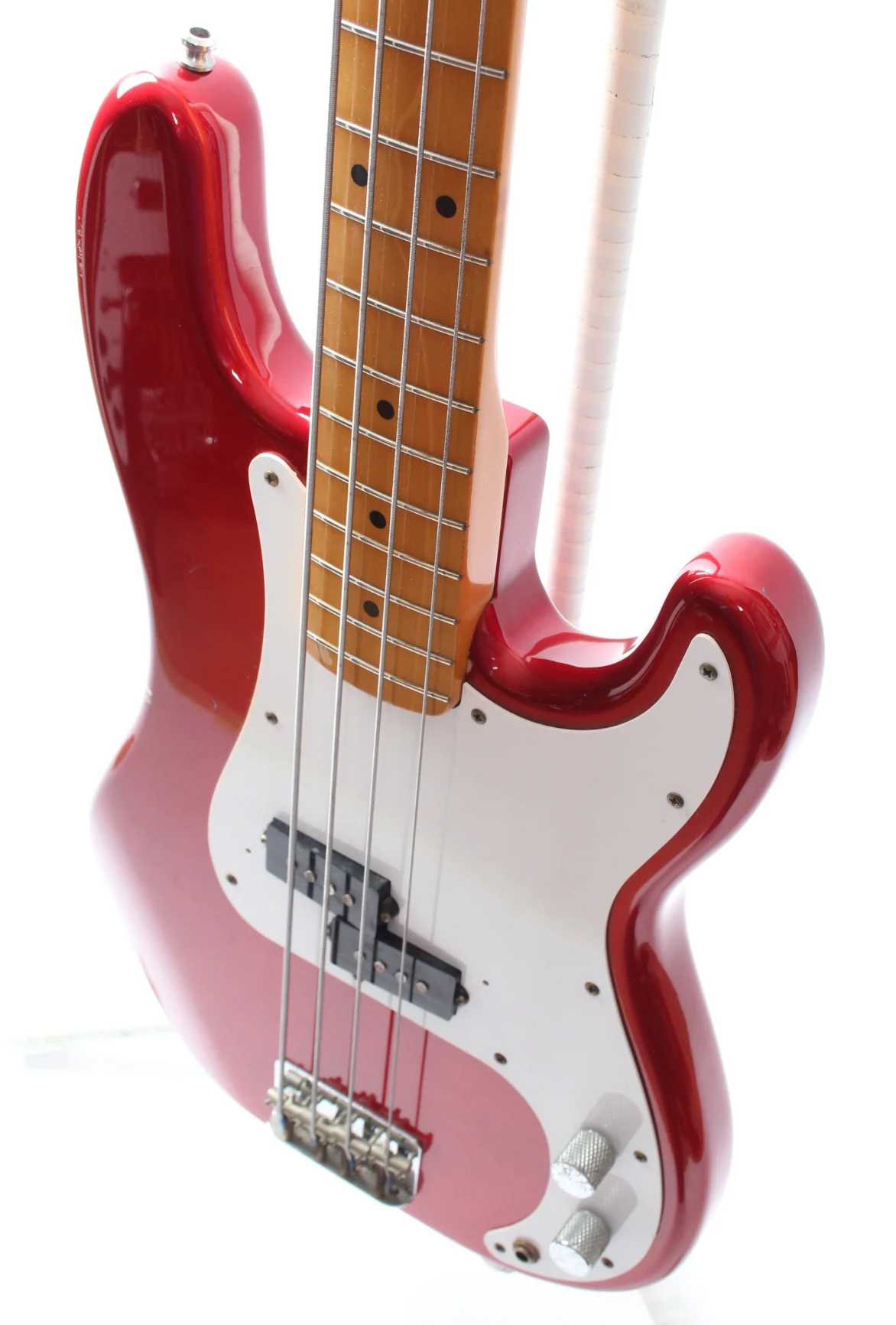 1989 Fender Precision Bass 57 Reissue candy apple red - Image 3