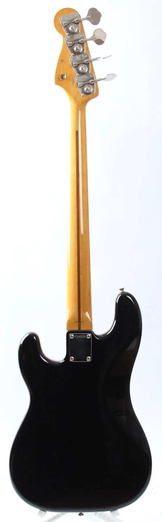 1989 Fender Precision Bass 57 Reissue fretless black - Image 6