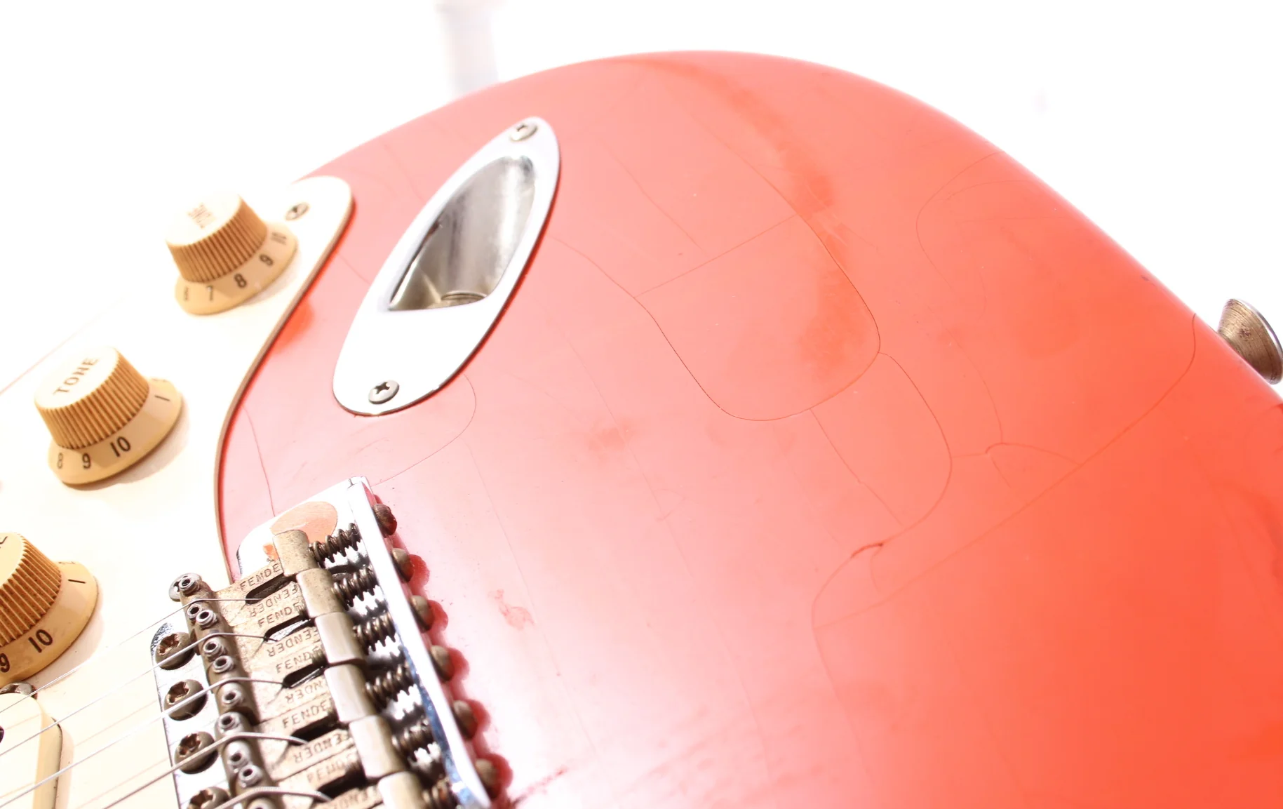 1989 Fender Stratocaster American Vintage 57 Reissue fiesta red - Image 12