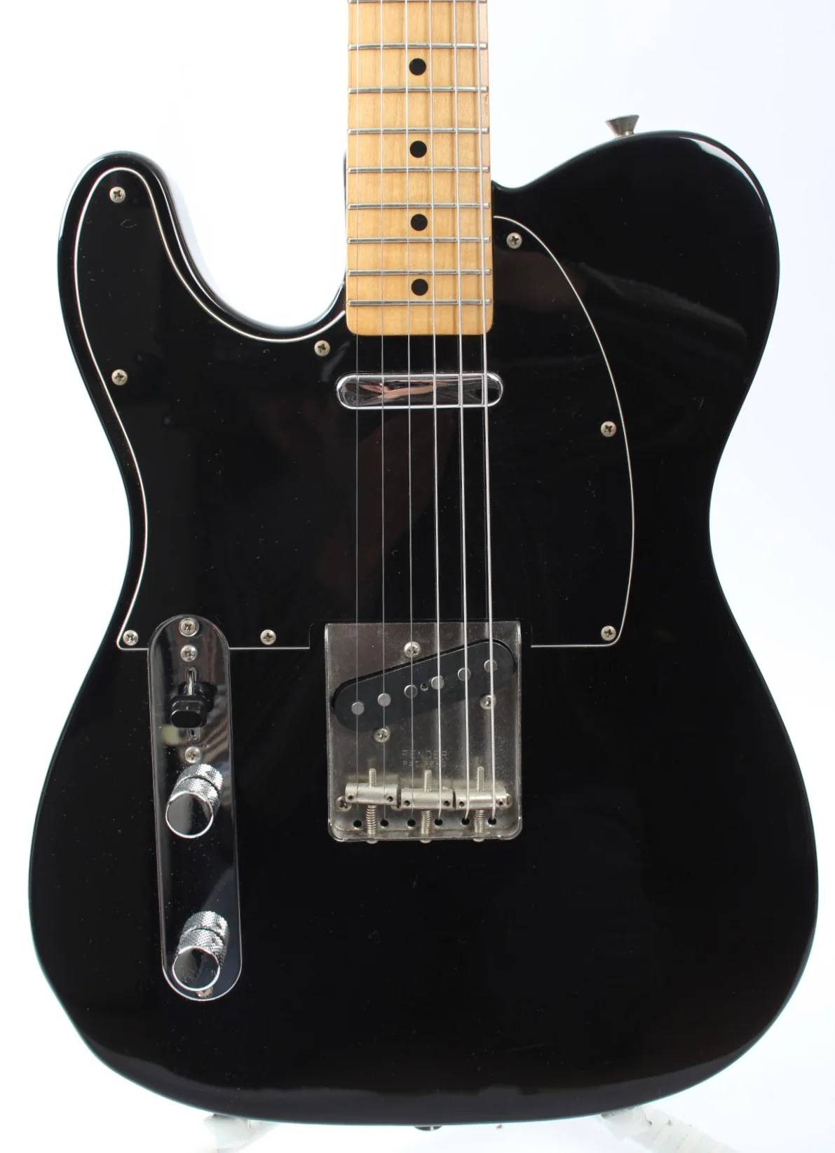 1989 Fender Telecaster 72 Reissue Lefty black - Image 2