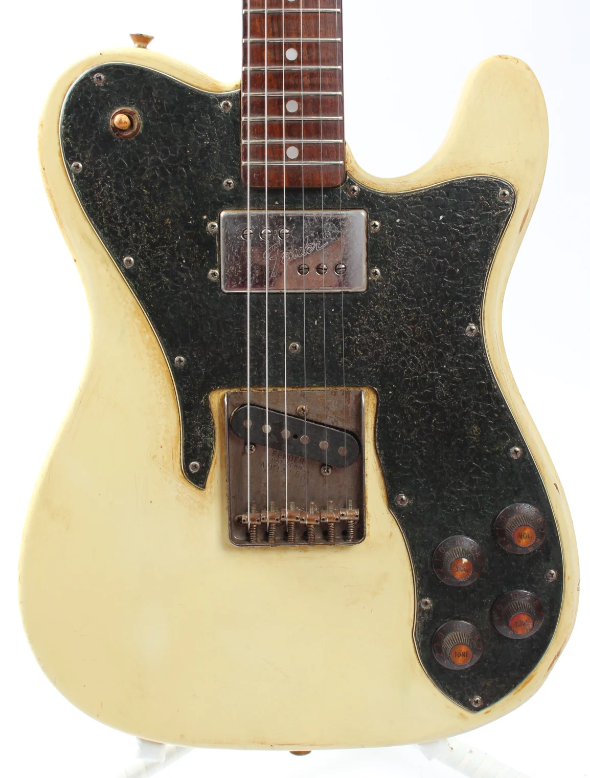 1989 Fender Telecaster Custom '72 Reissue all white - Image 2