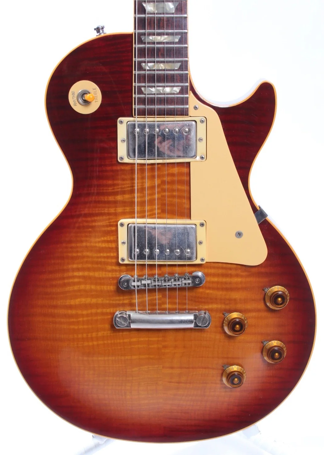 1989 Gibson Les Paul Standard 59 Flametop Reissue pre-historic sunburst - Image 2