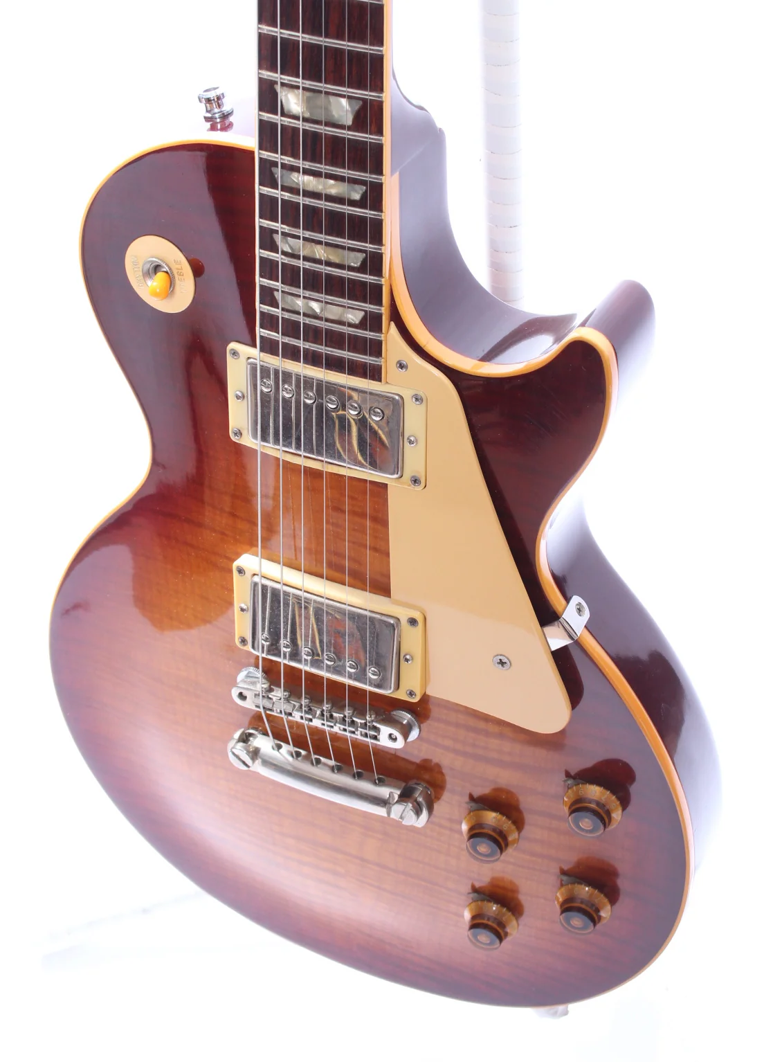 1989 Gibson Les Paul Standard 59 Flametop Reissue pre-historic sunburst - Image 3