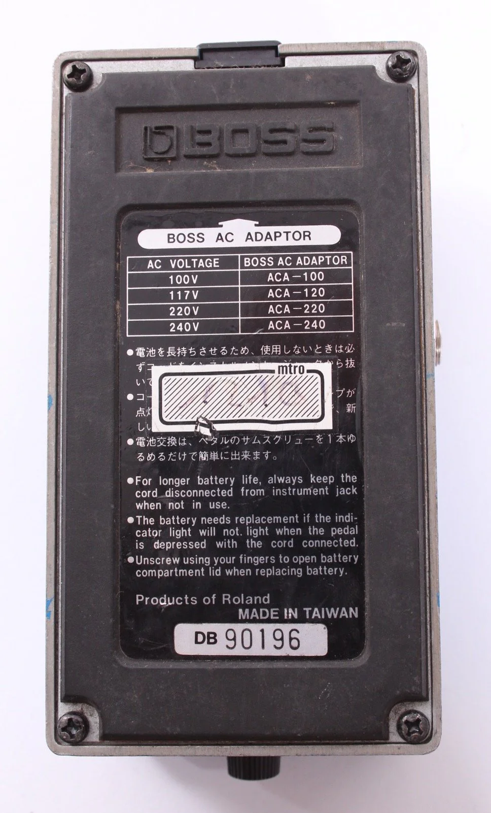1990 Boss Compression Sustainer CS-3 - Image 3