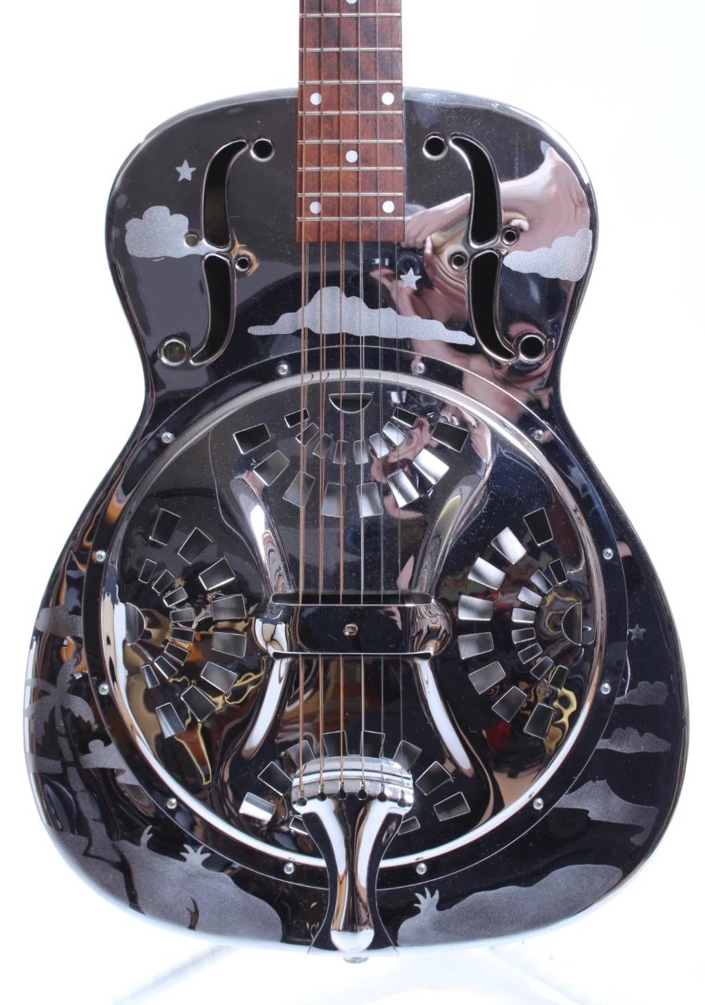 1990 Dobro 33H Hawaiian metal body - Image 2