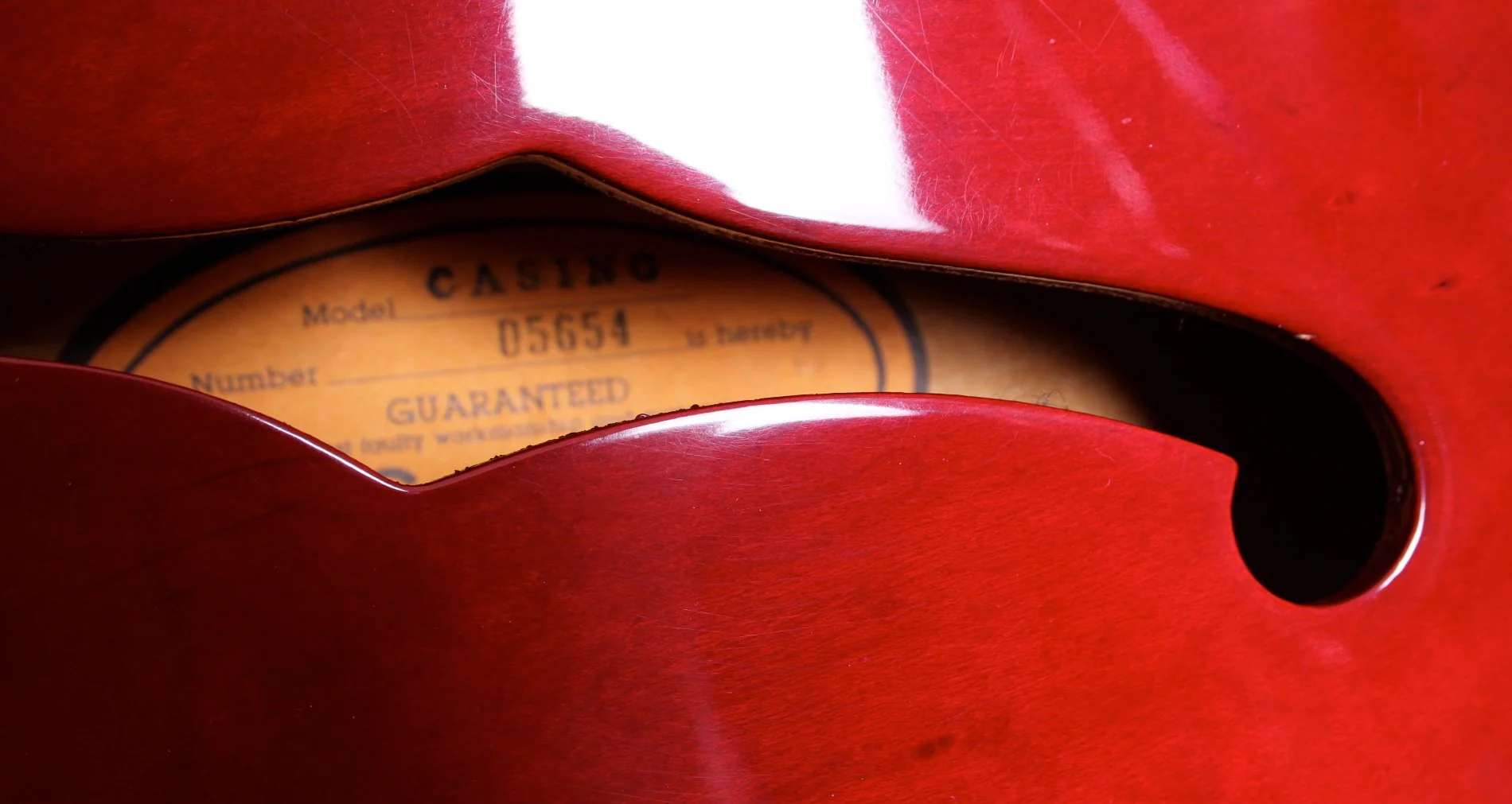 1990 Epiphone Japan Casino cherry red - Image 11