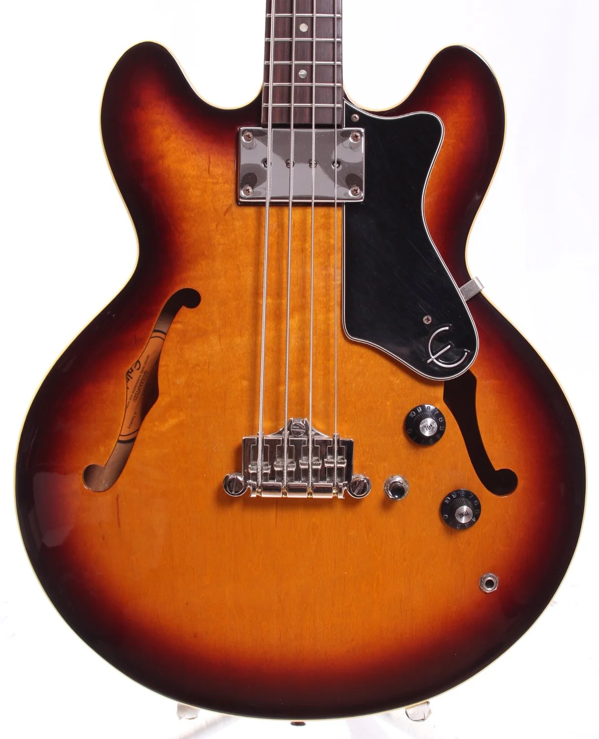 1990 Epiphone EB-2 Rivoli sunburst - Image 2
