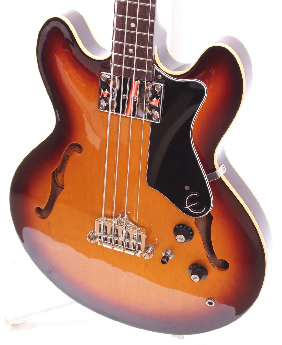 1990 Epiphone EB-2 Rivoli sunburst - Image 3