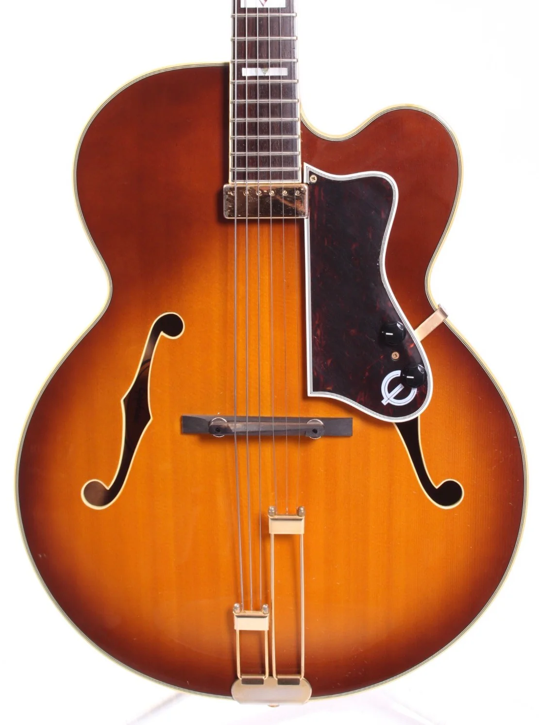 1990 Epiphone Emperor vintage honey sunburst - Image 2