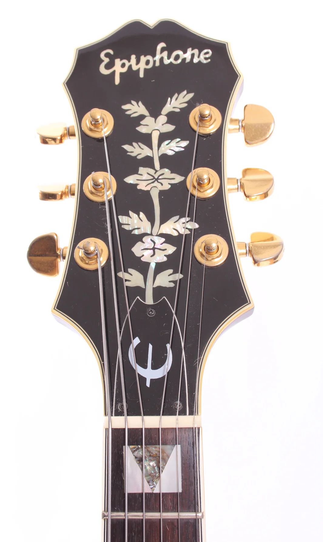 1990 Epiphone Emperor vintage honey sunburst - Image 5