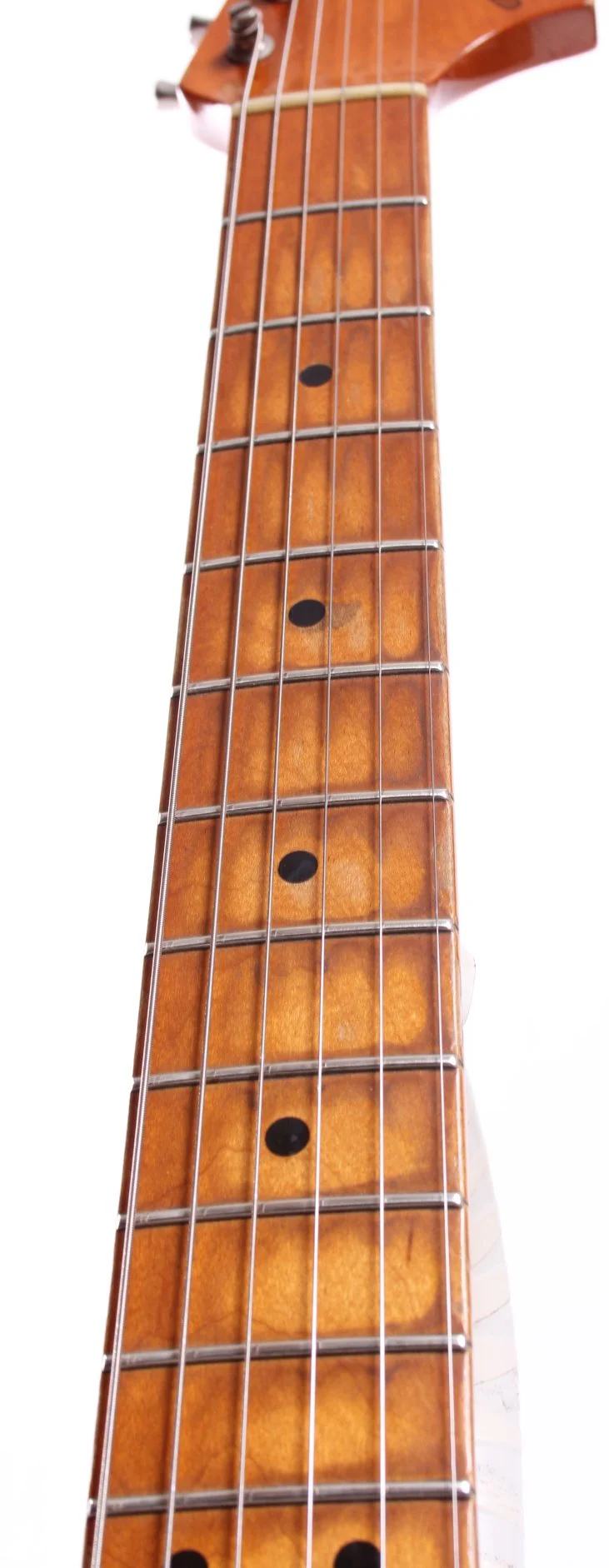 1990 Fender Custom Shop 67 Reissue Stratocaster olympic white - Image 4