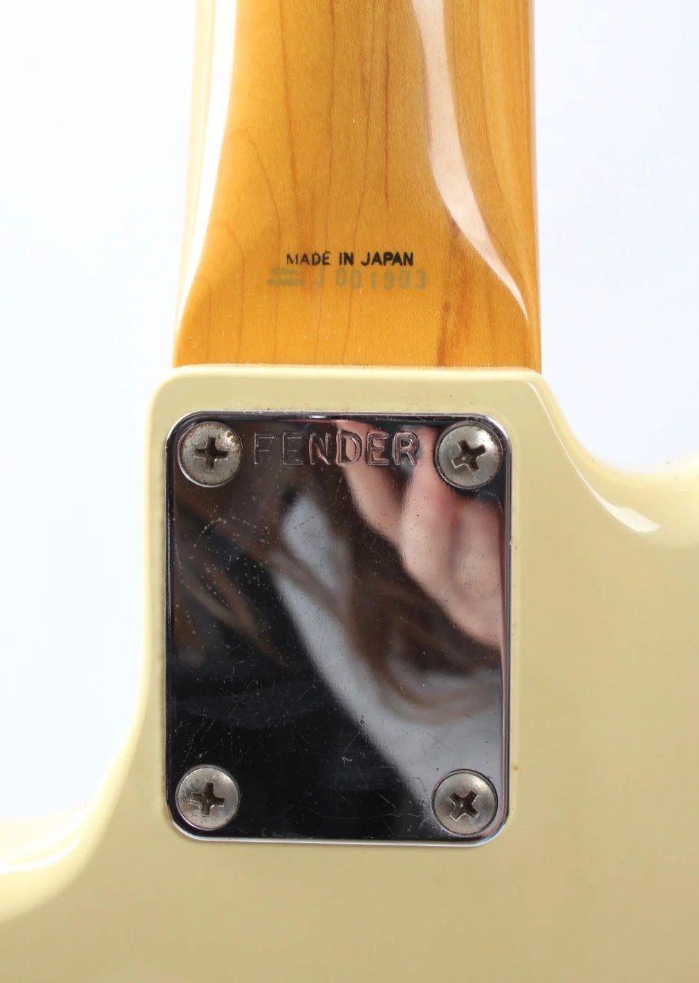 1990 Fender Jazz Bass 62 Reissue vintage white - Image 11