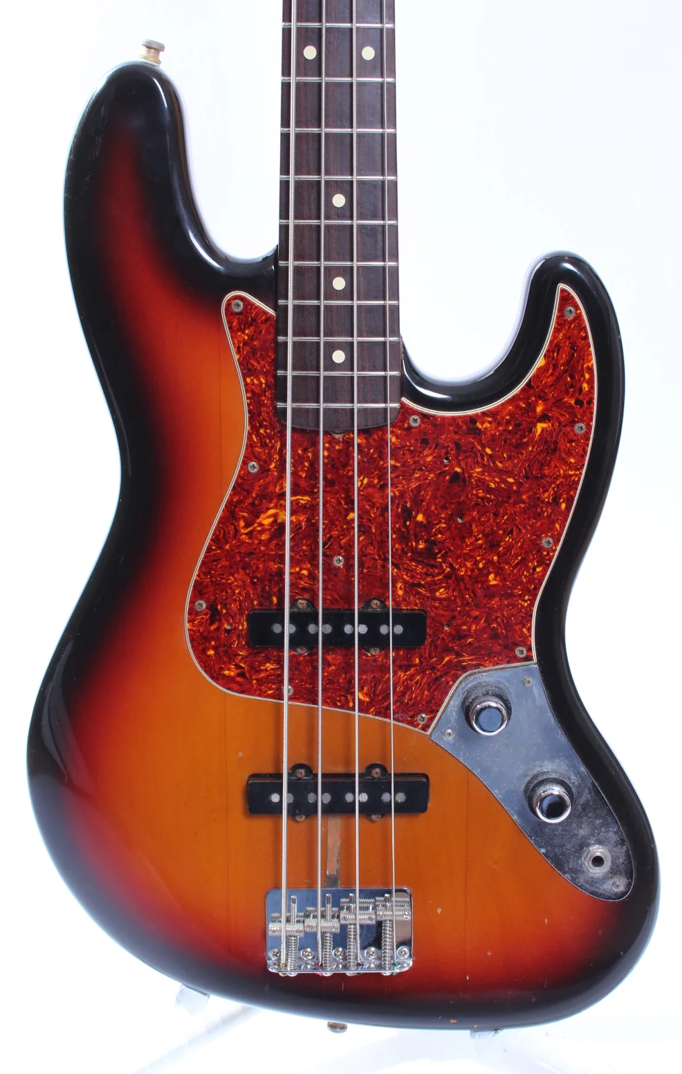 1990 Fender Jazz Bass American Vintage 62 Reissue stack knob sunburst - Image 2