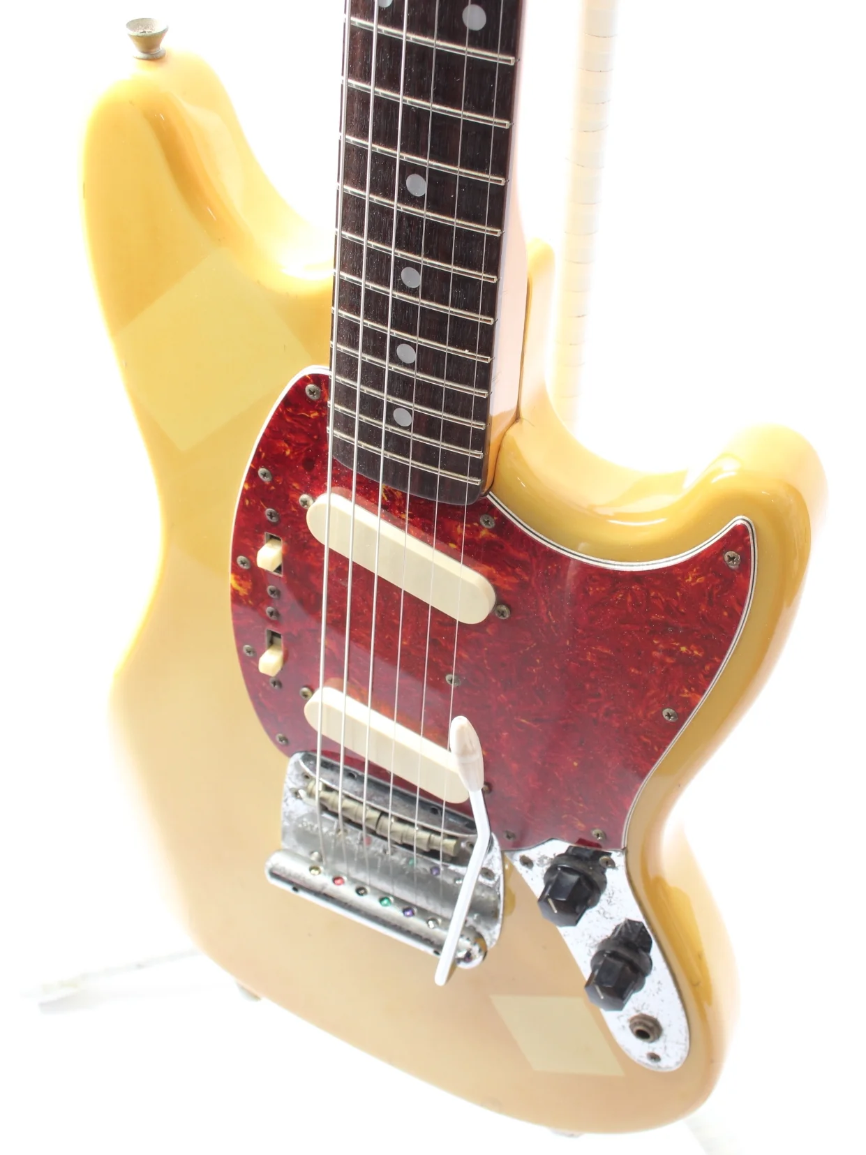 1990 Fender Mustang 69 Reissue vintage white - Image 3