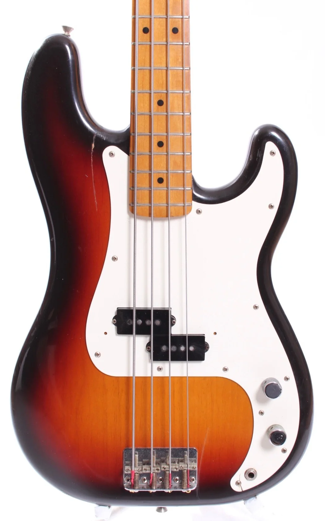 1990 Fender Precision Bass 57 / 58 Reissue Extrad sunburst - Image 2