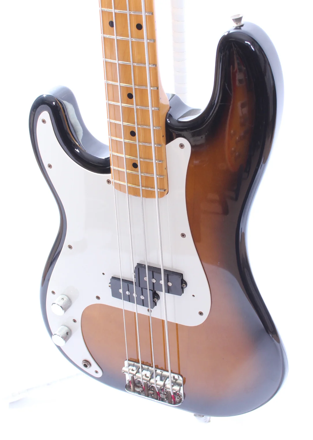 1990 Fender Precision Bass '57 Reissue Lefty sunburst - Image 3