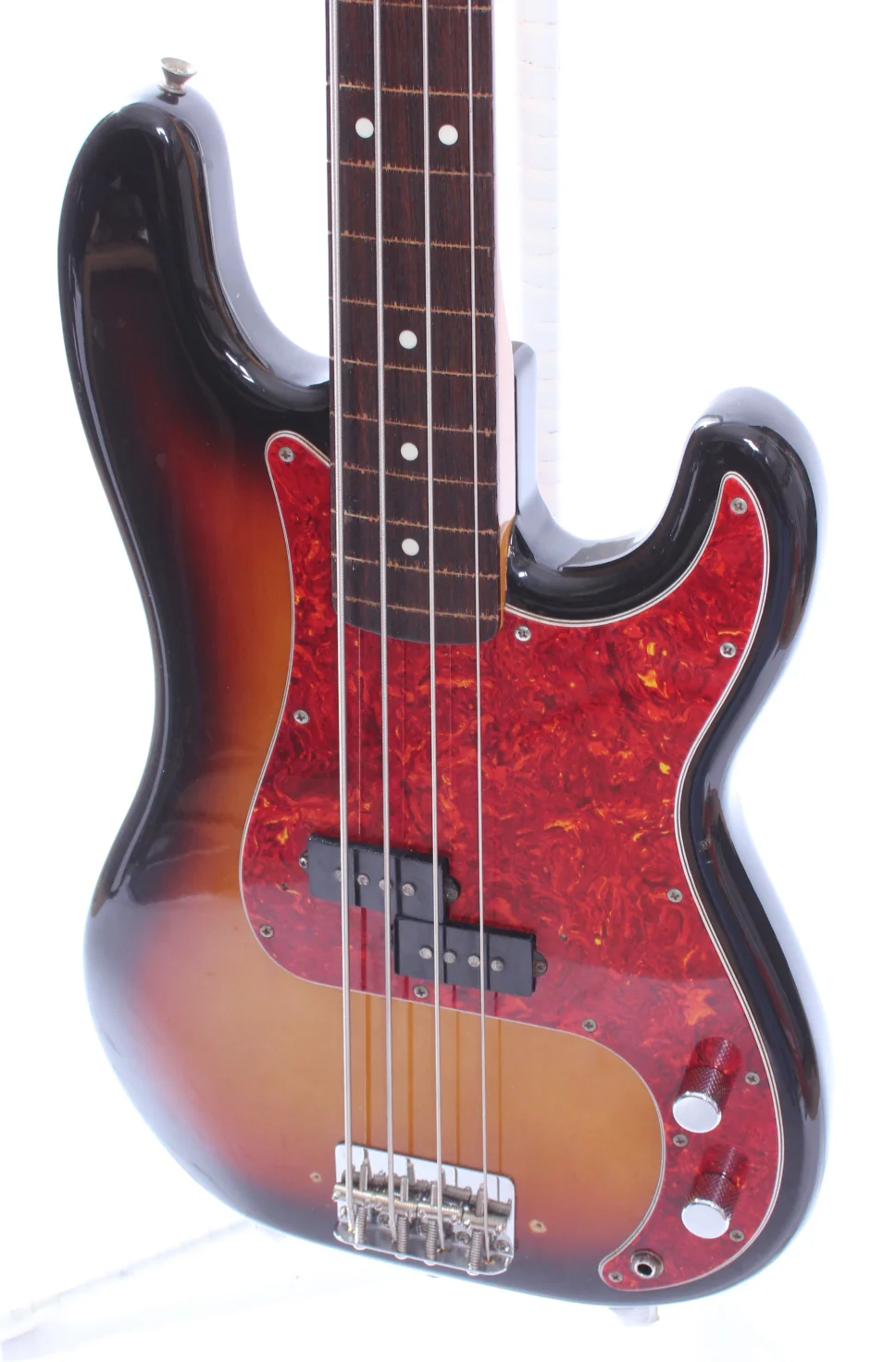 1990 Fender Precision Bass '62 Reissue fretless sunburst - Image 3