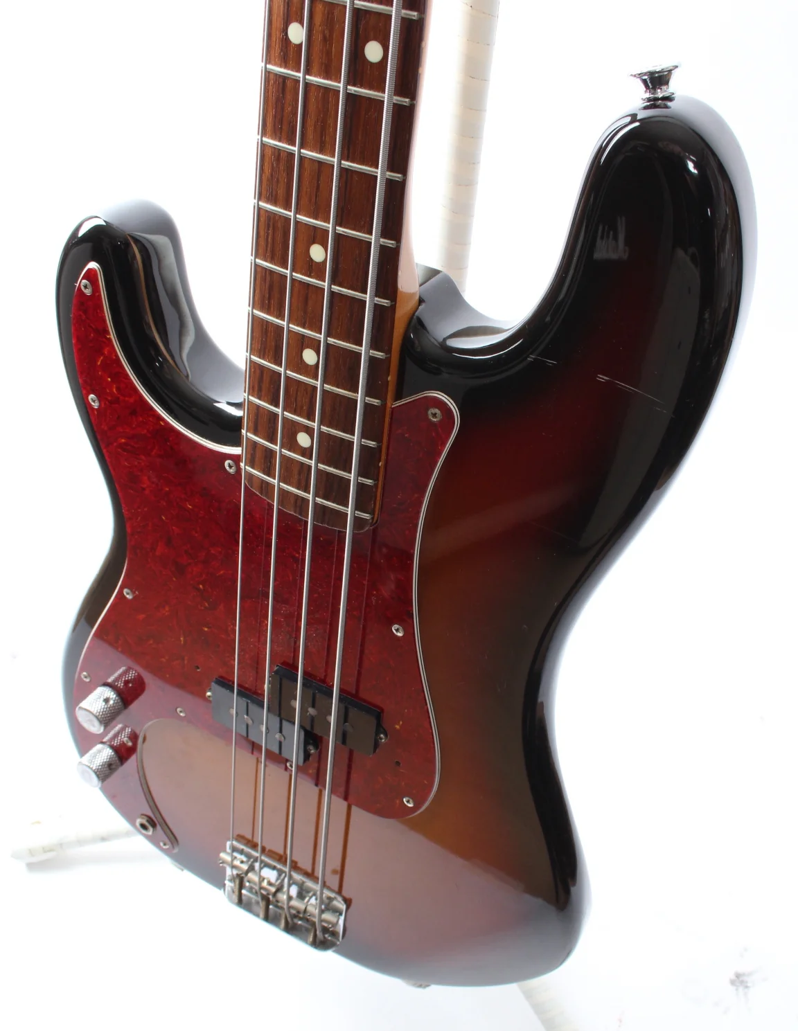 1990 Fender Precision Bass 62 Reissue Lefty sunburst - Image 3