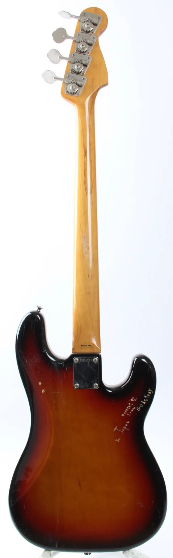 1990 Fender Precision Bass 62 Reissue Lefty sunburst - Image 6