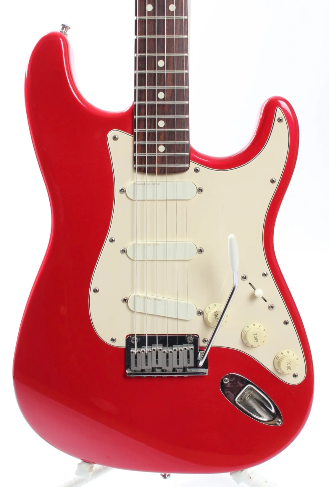 1990 Fender Stratocaster Strat Plus frost red - Image 2