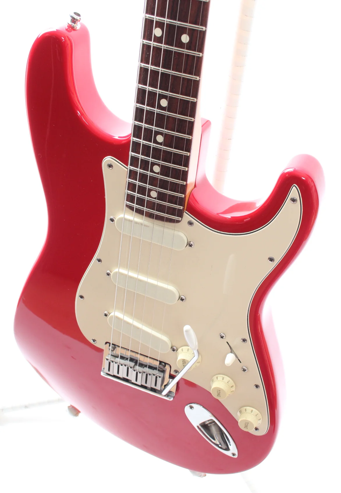 1990 Fender Stratocaster Strat Plus frost red - Image 3