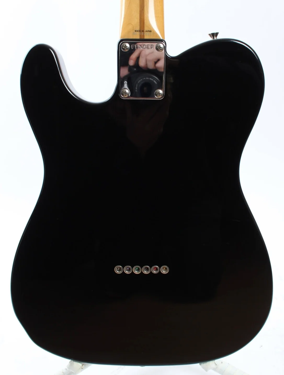 1990 Fender Telecaster 52 Reissue Dual Humbucker Custom Order black - Image 7