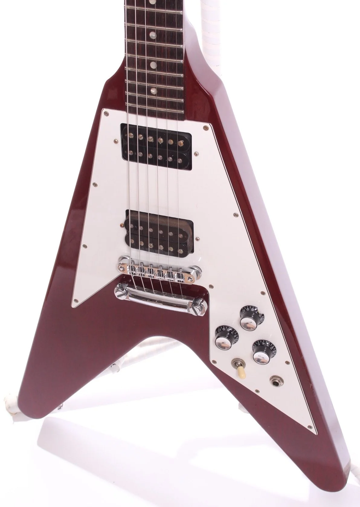 1990 Gibson Flying V 67 Reissue cherry red - Image 3