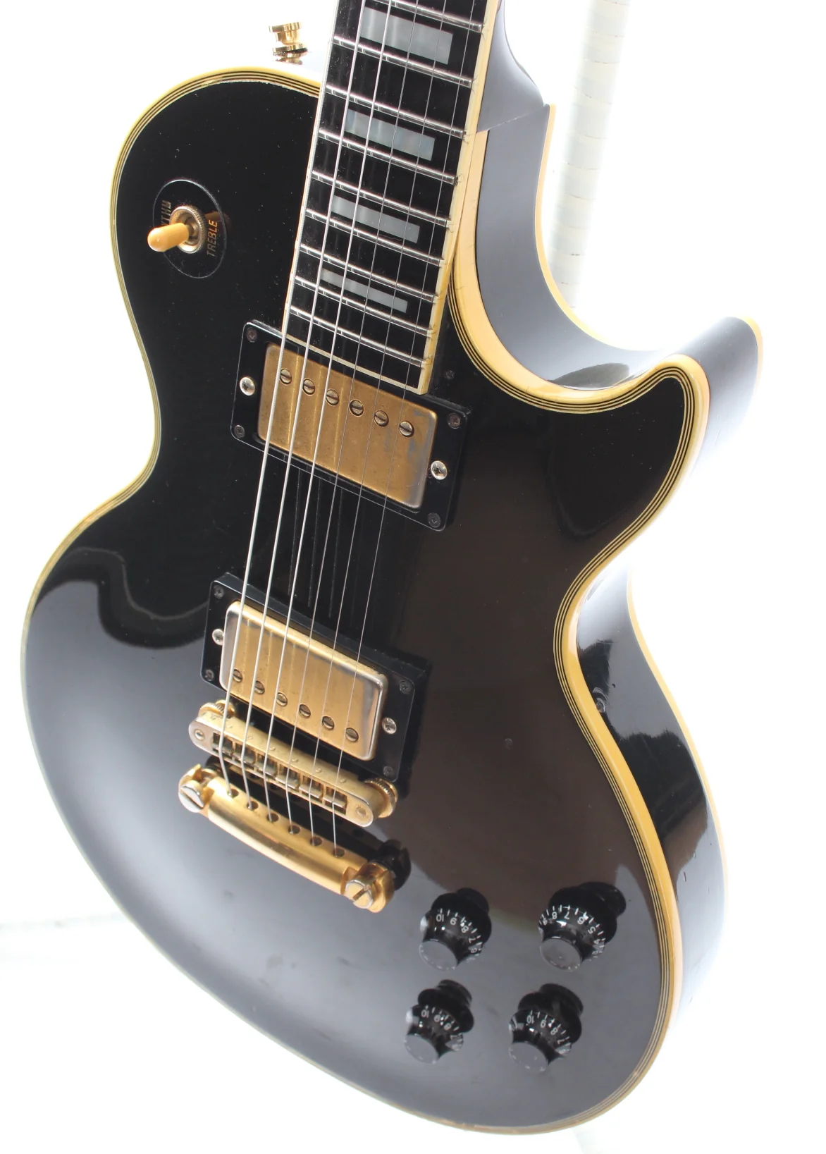1990 Gibson Les Paul Custom ebony - Image 3