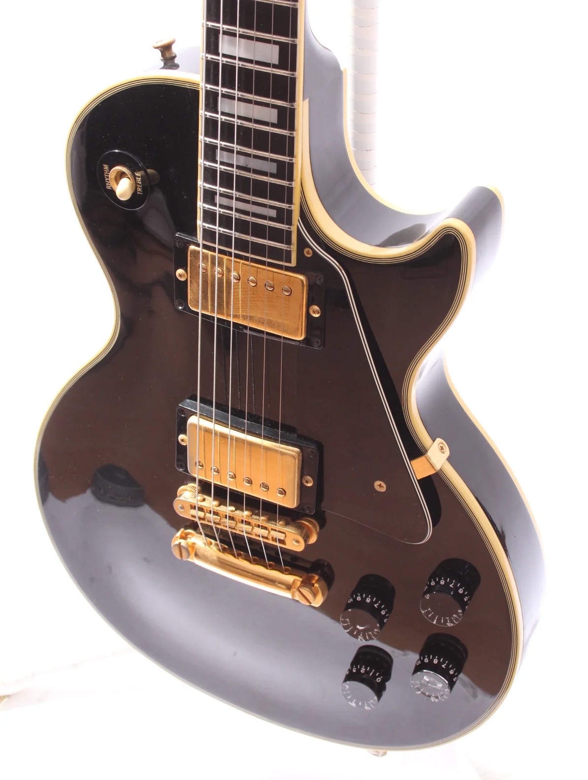 1990 Gibson Les Paul Custom ebony - Image 3