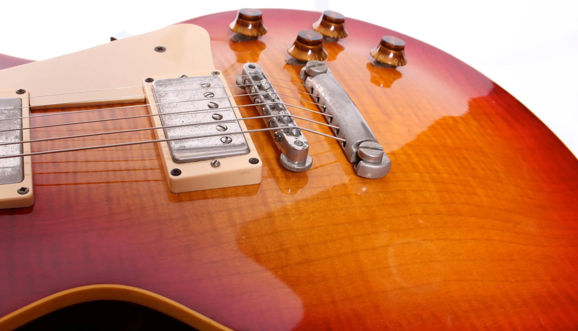 1990 Gibson Les Paul Flametop Reissue Yamano heritage cherry sunburst - Image 11