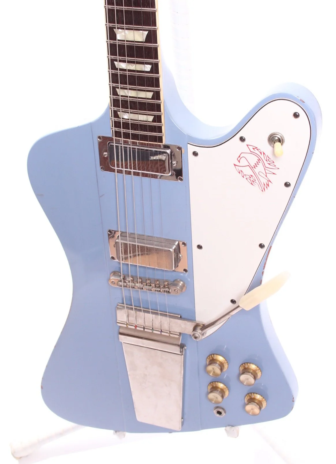 1990 Orville by Gibson Firebird V frost blue - Image 3