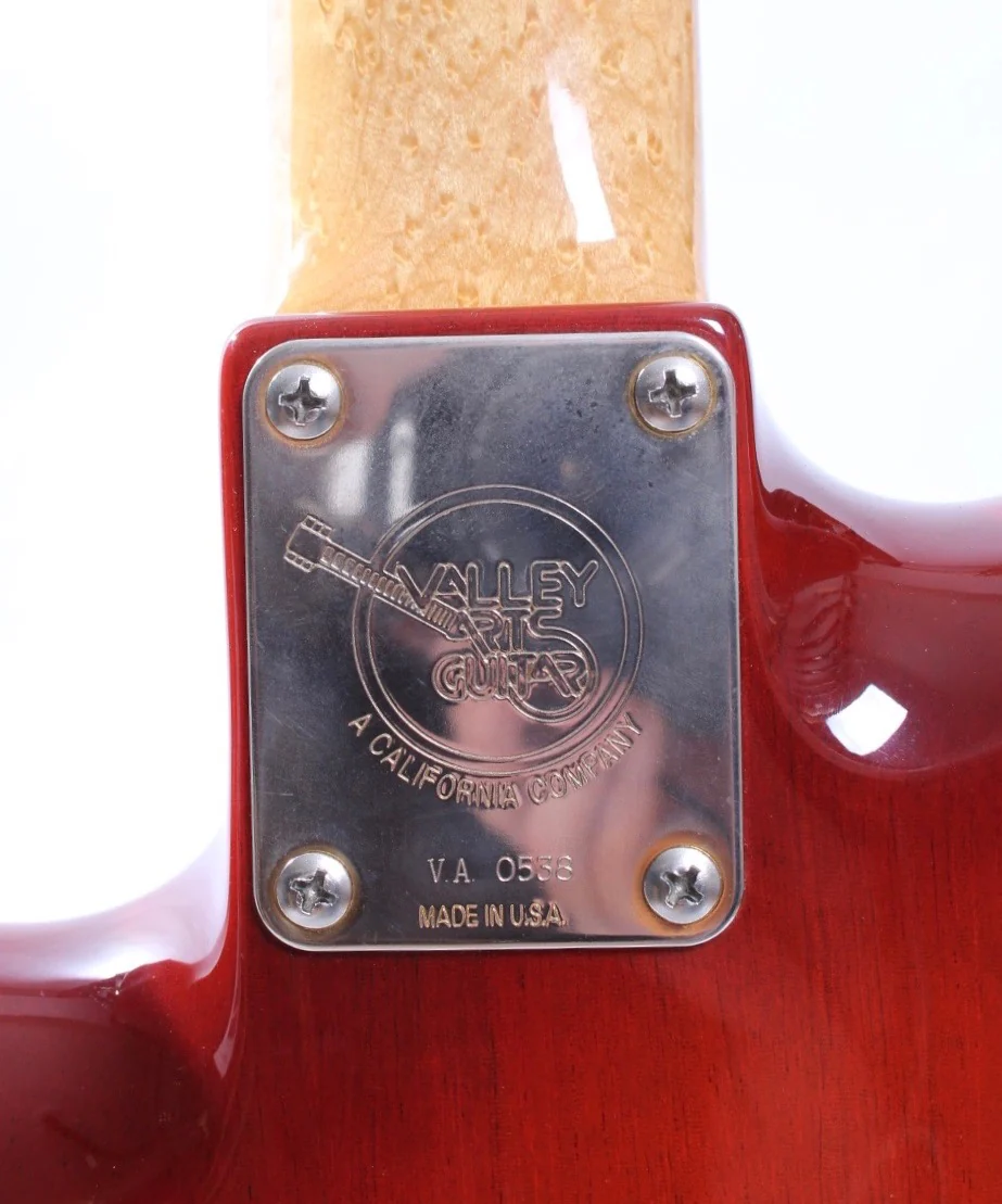 1990 Valley Arts Custom Pro trans cherry sunburst - Image 12