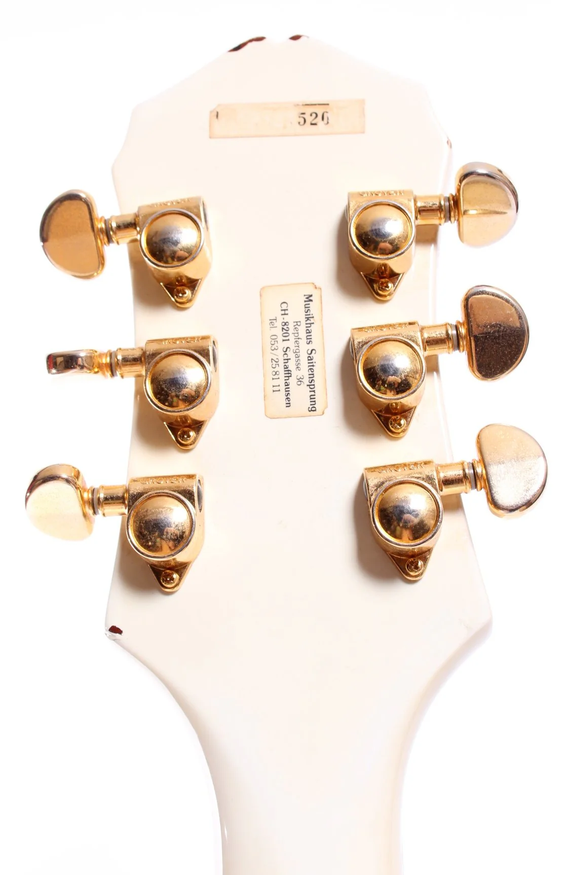 1990s Epiphone Sheraton II vintage white - Image 10