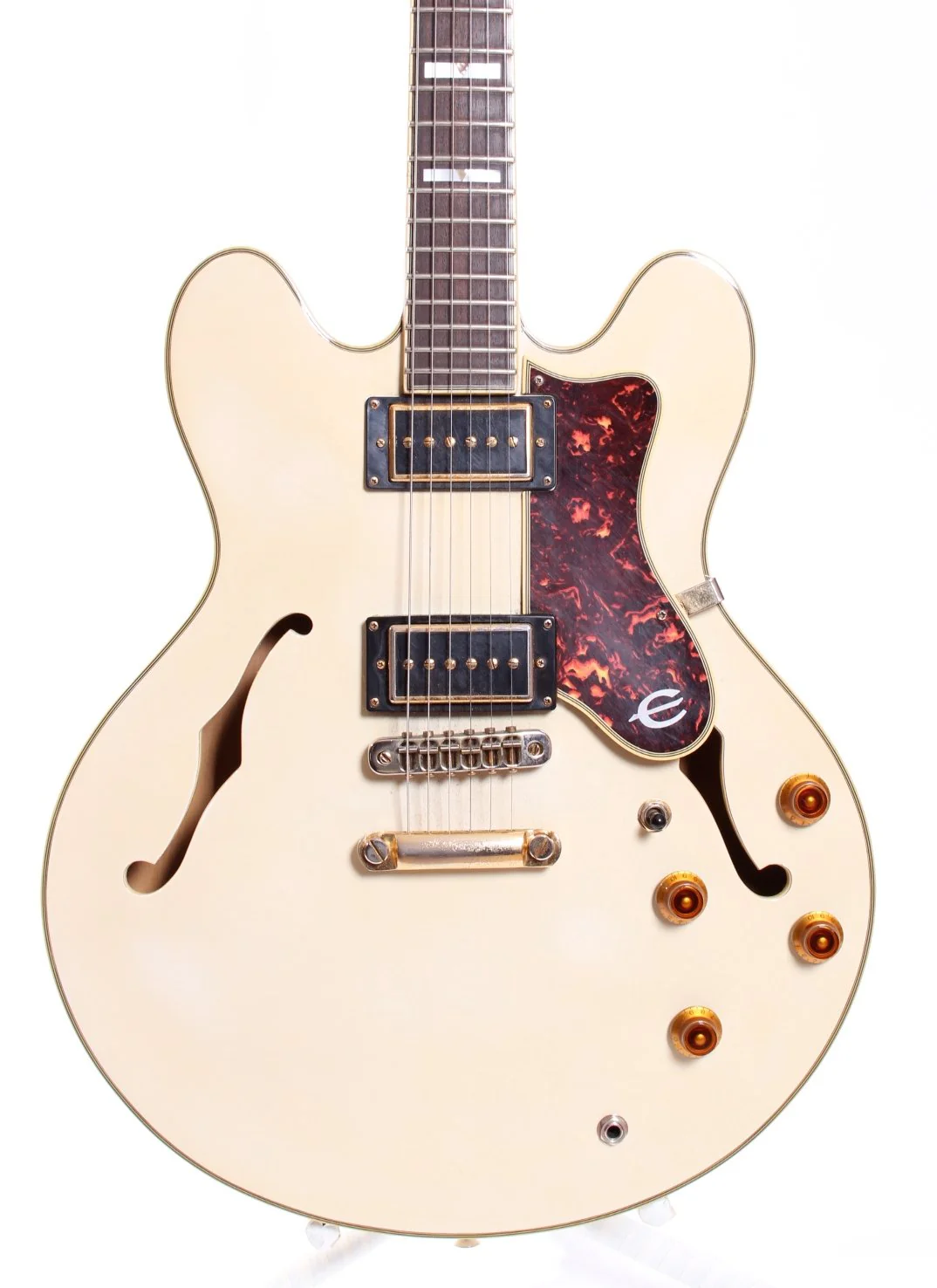 1990s Epiphone Sheraton II vintage white - Image 2