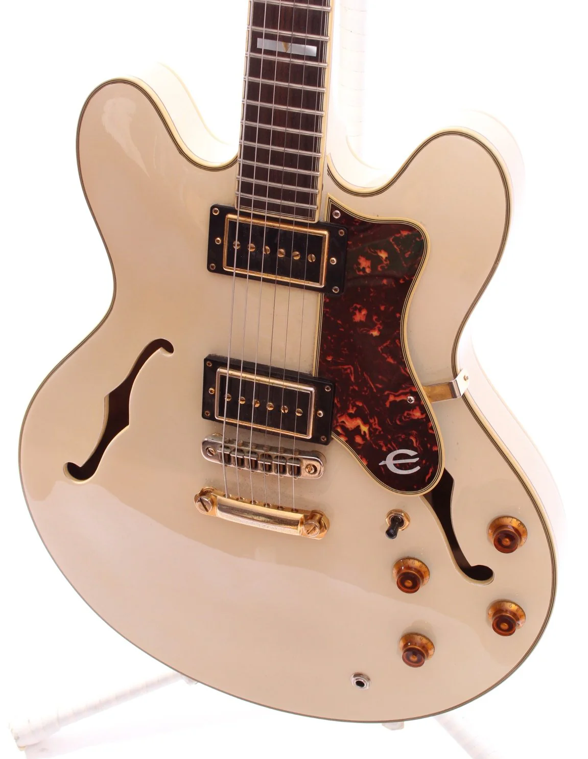 1990s Epiphone Sheraton II vintage white - Image 3
